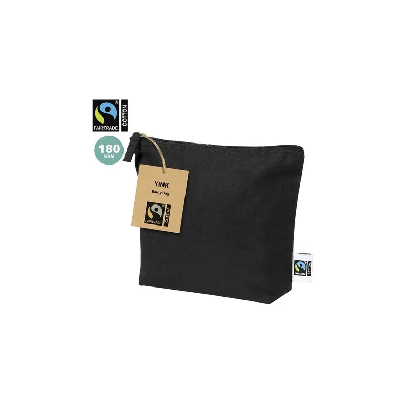 Nécessaire Éthique Personnalisée en Coton pas cher - Trousse Yink Fairtrade Matières : polyester Taille textile : M Couleurs : n