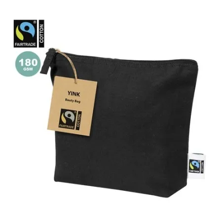 Nécessaire Éthique Personnalisée en Coton pas cher - Trousse Yink Fairtrade Matières : polyester Taille textile : M Couleurs : n