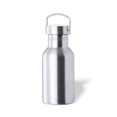 Bidon Personnalisable 500ml Écologique Dalber Matières : aluminium recyclé  Couleurs : noir