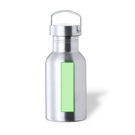 Bidon Personnalisable 500ml Écologique Dalber Matières : aluminium recyclé  Couleurs : noir livraison express 24h 48h