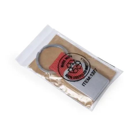 Porte-Clés Écologique Personnalisable en Bois Sontiol Matières : métal accessoire événementiel unique