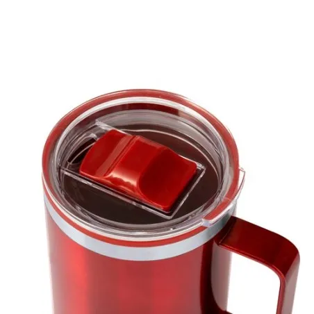 Tasse Thermique Écologique et Pratique Suprax Personnalisée Matières : PET Couleurs : blanc objet publicitaire robuste