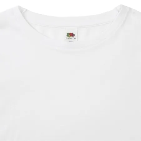 T-Shirt Longue Manche Blanc Personnalisé Écologique pour Adulte - Iconic Matières : aluminium recyclé  Couleurs : rouge cadeau e