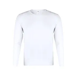 T-Shirt Longue Manche Blanc Personnalisé Écologique pour Adulte - Iconic Couleurs : noir 2