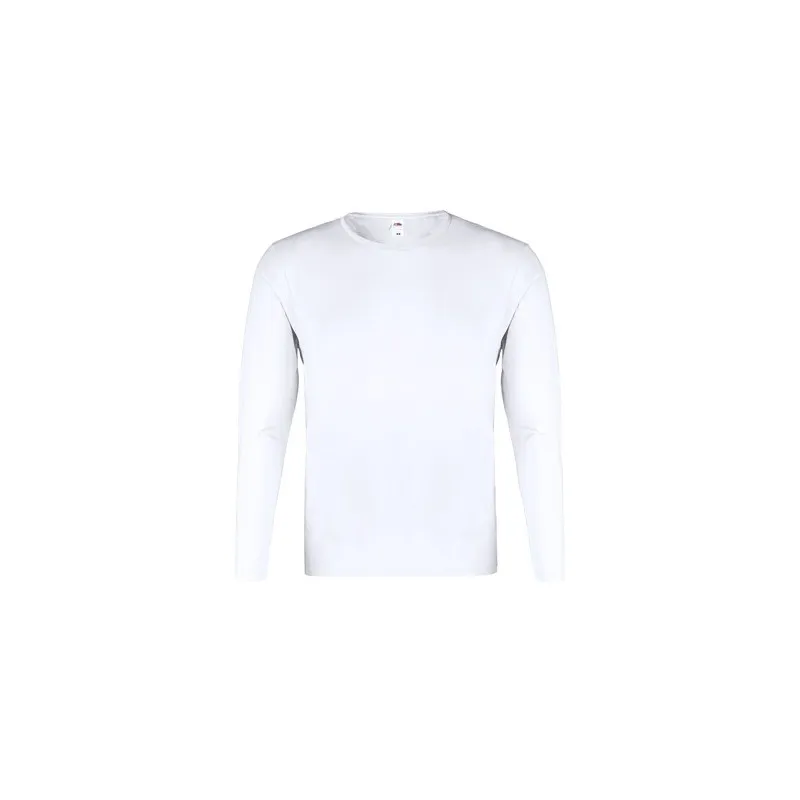 T-Shirt Longue Manche Blanc Personnalisé Écologique pour Adulte - Iconic Matières : aluminium recyclé  Couleurs : noir personnal