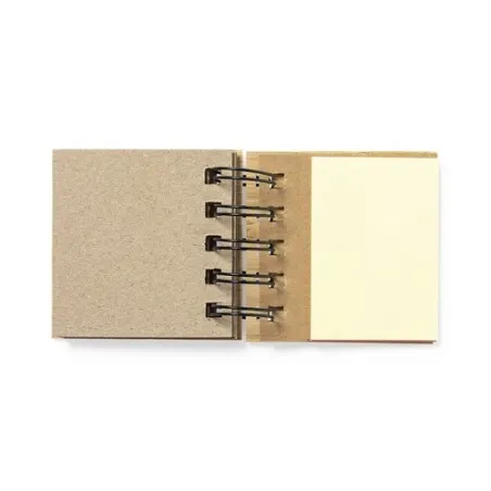 Bloc Notes Personnalisé Écologique - Objets Publicitaires Feros Matières : PET recyclé Couleurs : rouge impression haute définit