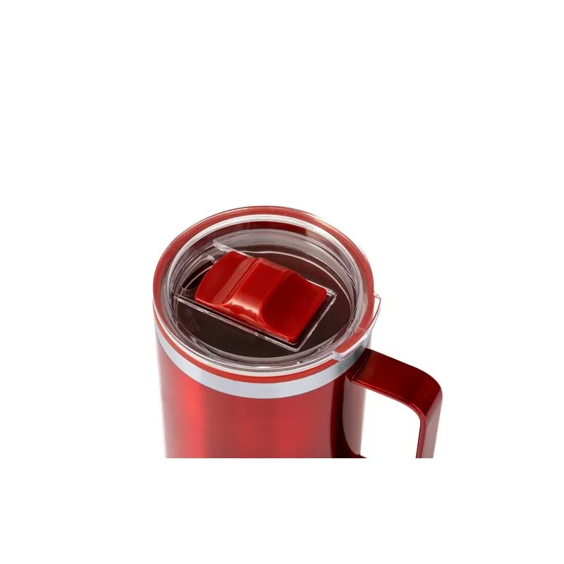 Tasse Thermique Écologique et Pratique Suprax Personnalisée Matières : PET Couleurs : bleu marquage couleur éclatante