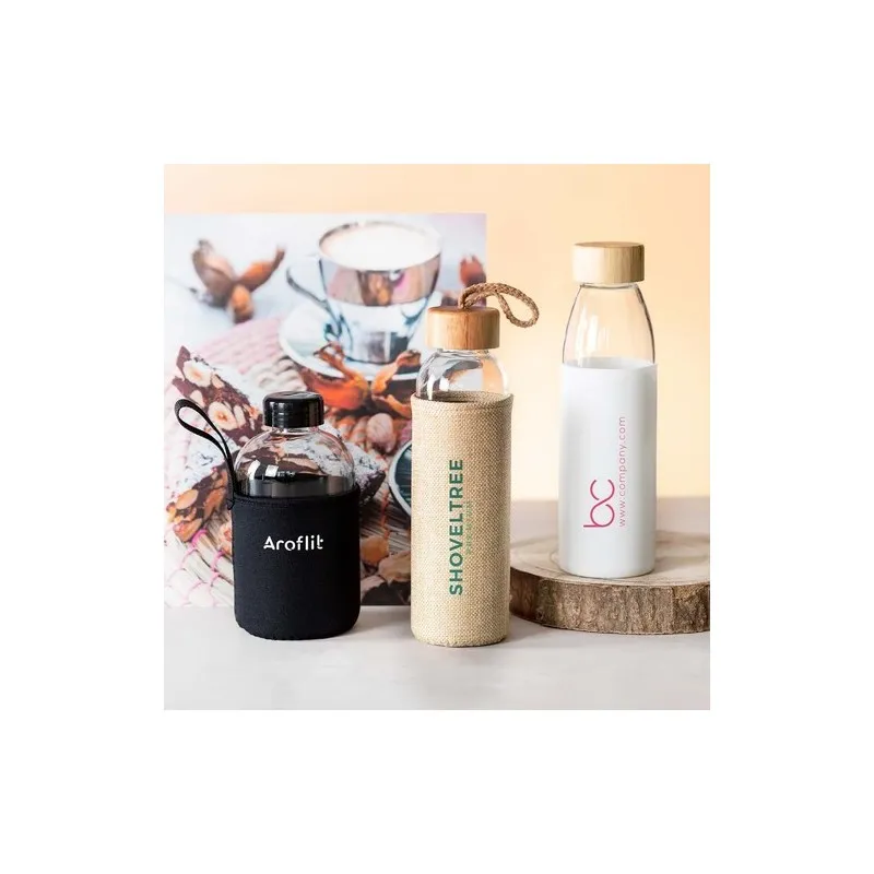 Gourde Écologique Personnalisable Teltox Matières : acier inoxydable Couleurs : bleu objet promo petit budget