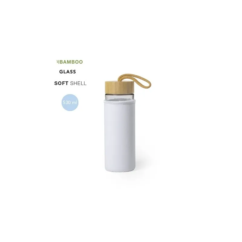 Gourde Éco-Responsable Personnalisable Lurok Matières : ABS Couleurs : blanc personnalisable avec votre logo