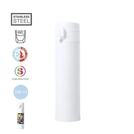 Bouteille Isotherme Personnalisée Cadeau d'Entreprise Alirox Matières : élasthanne Taille textile : XXL Couleurs : gris personna