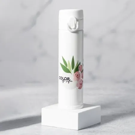 Bouteille Isotherme Personnalisée Cadeau d'Entreprise Alirox Matières : élasthanne Taille textile : XXL Couleurs : gris marquage