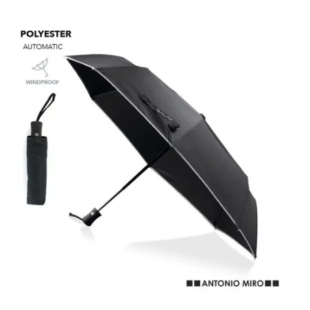 Parapluie Personnalisé Pratique Élégant pas cher Telfox Matières : acier inoxydable Couleurs : blanc personnalisable avec votre 