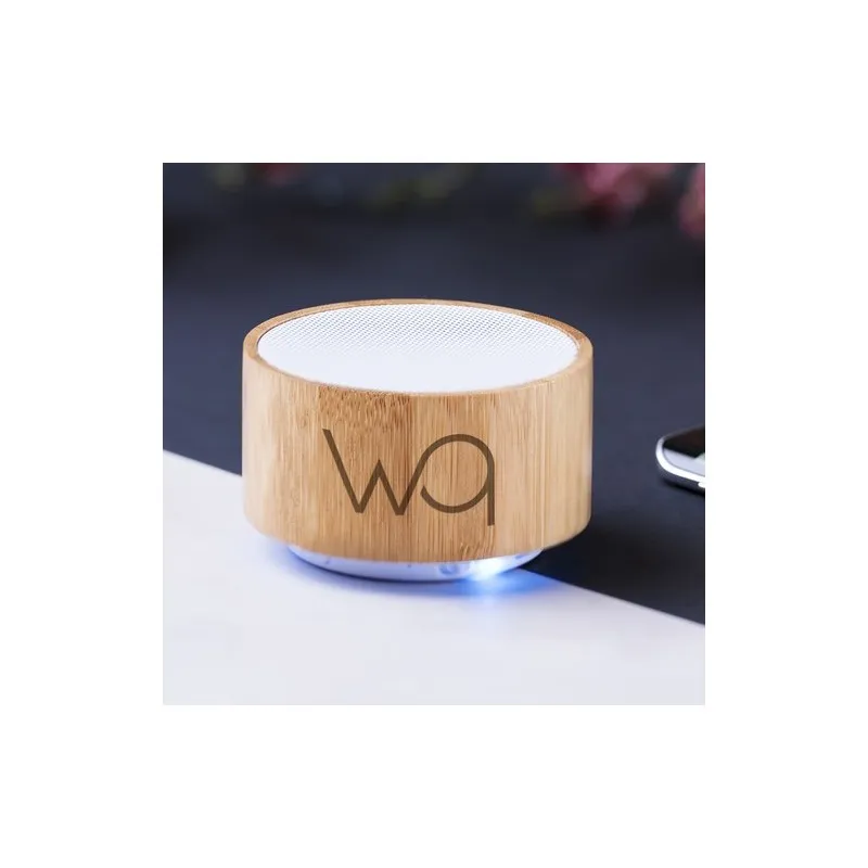 Haut-Parleur Écologique de Qualité avec Design - Denzel Matières : acier inoxydable Couleurs : noir impression haute définition