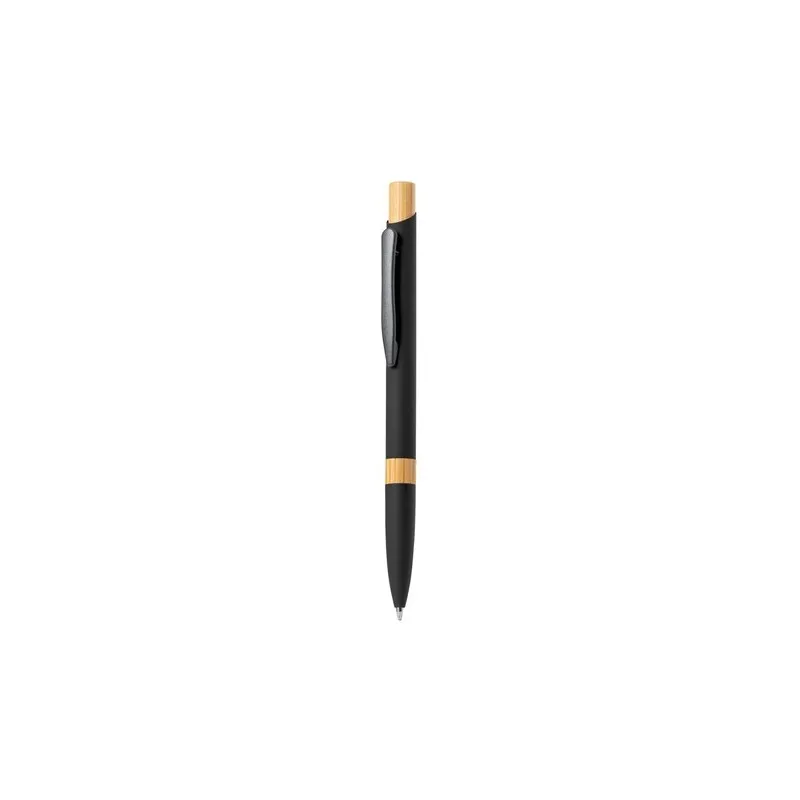 Stylo Écologique en Aluminium et Bambou Personnalisé - Lantasker Taille textile : M Couleurs : noir objet promotionnel éco-respo
