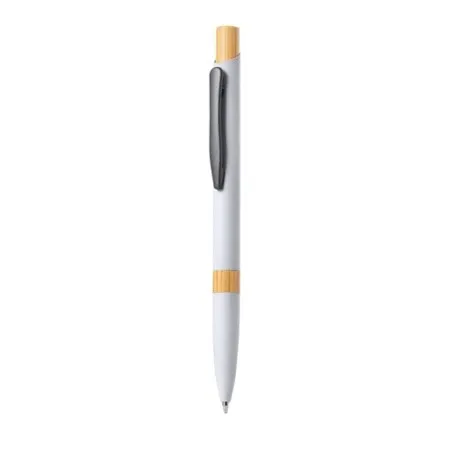 Stylo Écologique en Aluminium et Bambou Personnalisé - Lantasker Taille textile : M Couleurs : bleu marine personnalisation sur 