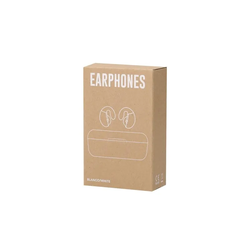 Écouteurs personnalisés Power Bank écologiques Haxel pas cher Matières : polyester Taille textile : XL Couleurs : noir goodies p