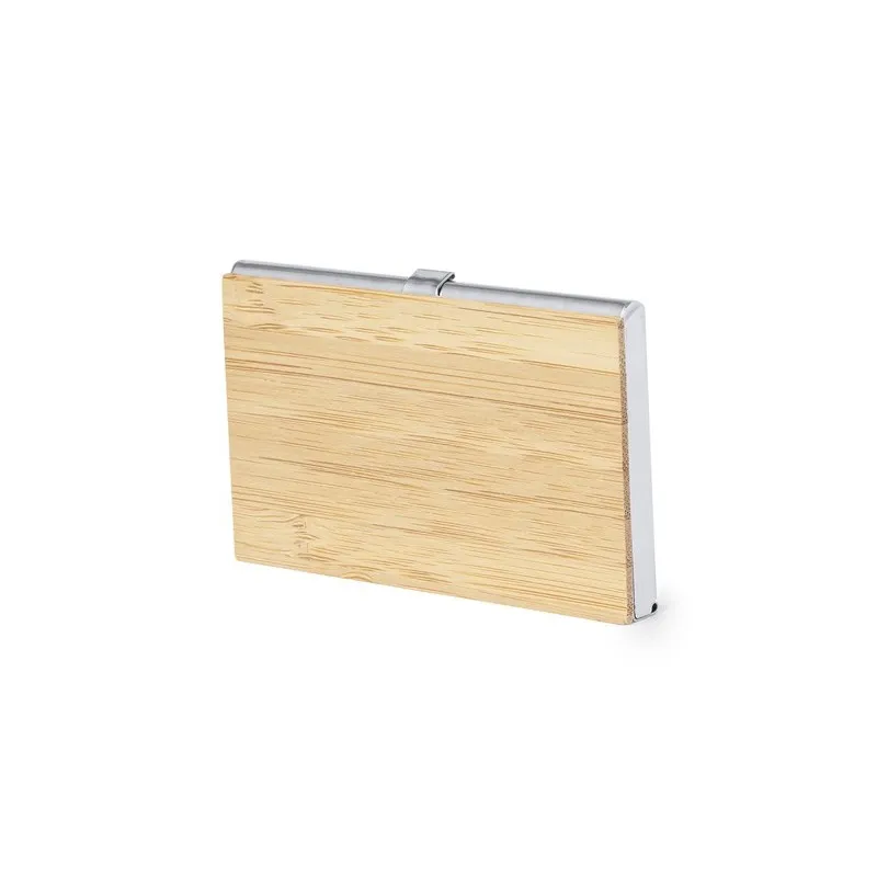 Porte-Cartes Eltanin en Bambou Élégant