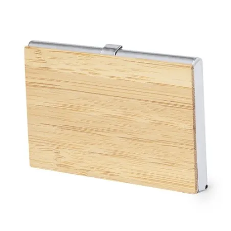 Porte-Cartes Eltanin en Bambou Élégant