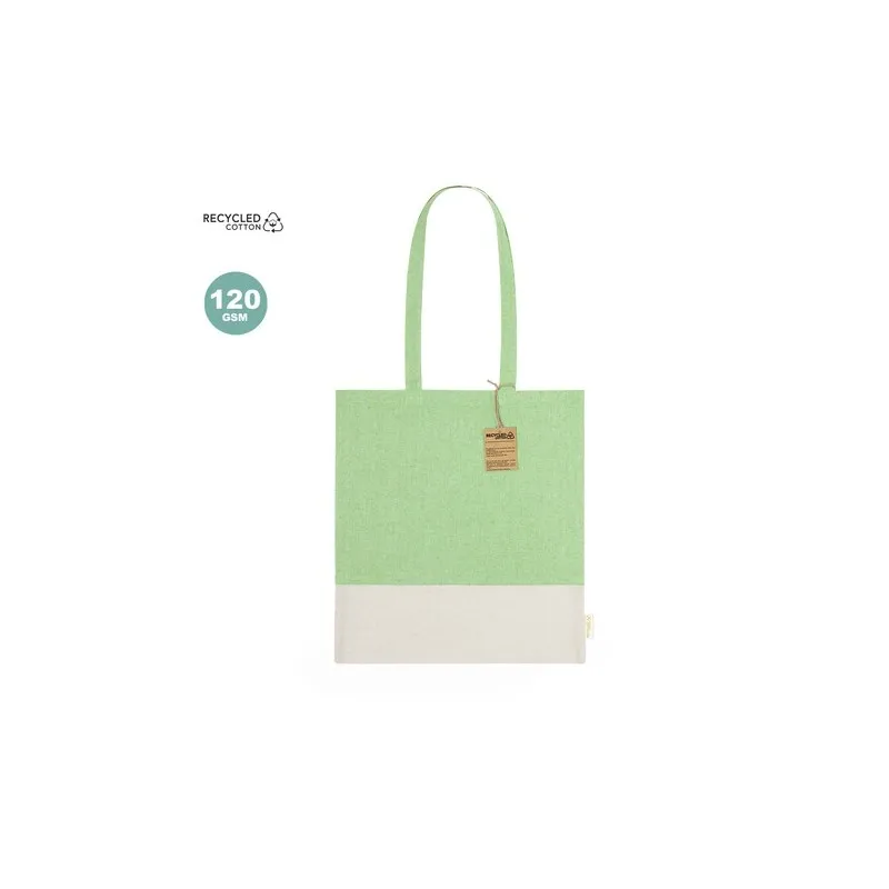 Sac Écologique Pratique Personnalisé à Prix Bas Skadi Matières : coton Taille textile : M Couleurs : vert cadeau collaborateur p