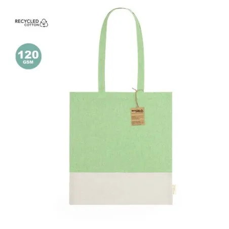 Sac Écologique Pratique Personnalisé à Prix Bas Skadi Matières : coton Taille textile : M Couleurs : vert cadeau collaborateur p