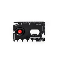 Outil Multifonction Pratique Personnalisé pas cher - Vireon Matières : coton Taille textile : S Couleurs : noir