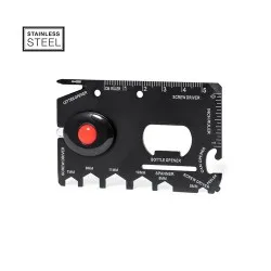 Outil Multifonction Pratique Personnalisé pas cher - Vireon Matières : coton Taille textile : S Couleurs : noir 2