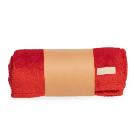 Couverture Personnalisée en Molleton - Durmok Matières : aluminium Couleurs : fuchsia cadeau affaires élégant