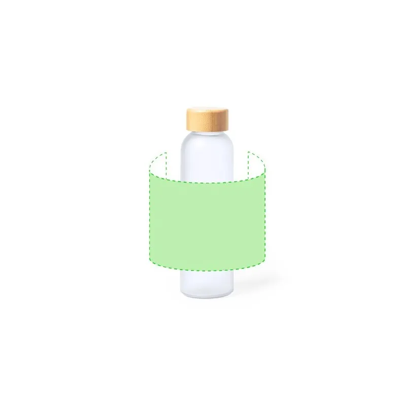 Gourde Personnalisée à Sublimation Kaory Couleurs : jaune objet promotionnel éco-responsable