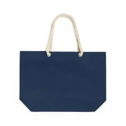 Sac de Plage Écologique Personnalisable Kauly Matières : polyester Taille textile : XL Couleurs : bleu marine 2