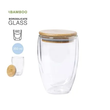 Mug Isotherme Écologique Personnalisé en Verre Thermal Tobby Matières : polyester Taille textile : M Couleurs : vert