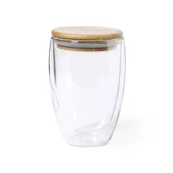 Mug Isotherme Écologique Personnalisé en Verre Thermal Tobby Matières : polyester Taille textile : M Couleurs : vert 2