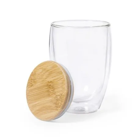 Mug Isotherme Écologique Personnalisé en Verre Thermal Tobby Matières : polyester Taille textile : M Couleurs : vert cadeau entr