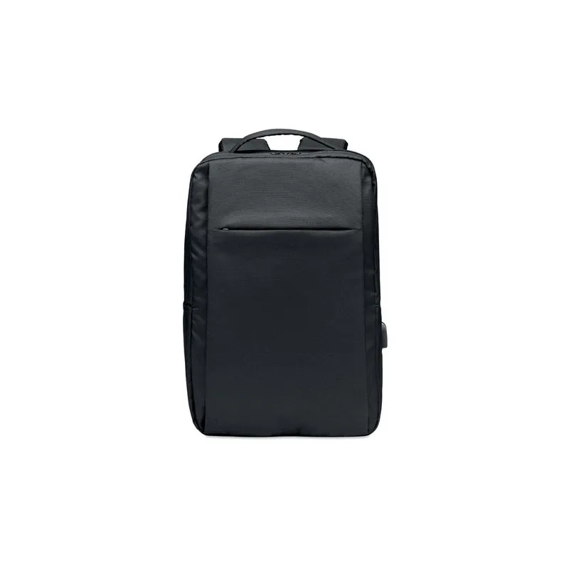Sac à dos écologique 300D RPET pour ordinateur - SEOUL personnalisé pas cher Matières : coton Taille textile : XS Couleurs : ora