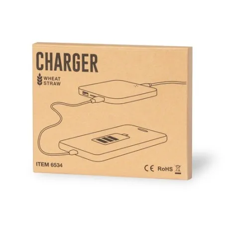 Chargeur Éco-Friendly Sans Fil Personnalisé Riens Matières : carton recyclé marquage laser ultra précis