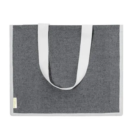 Sac Écologique et Pratique Personnalisé de Shopping Talara pas cher Taille textile : XXL Couleurs : bleu marine cadeau collabora