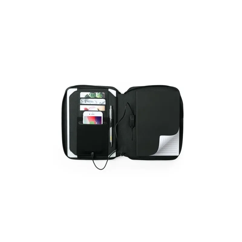 Organiseur de Bureau Personnalisé Écologique Power Bank Surey Matières : polyester Couleurs : bordeaux goodies publicitaire évén