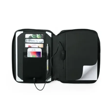 Organiseur de Bureau Personnalisé Écologique Power Bank Surey Matières : polyester Couleurs : bordeaux goodies publicitaire évén