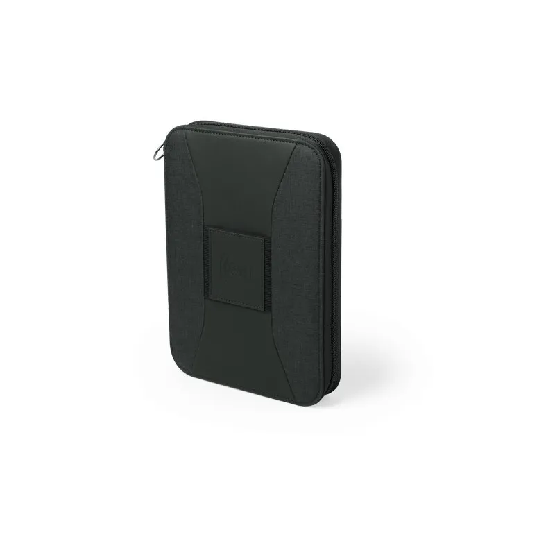 Organiseur de Bureau Personnalisé Écologique Power Bank Surey Matières : polyester Couleurs : bordeaux marquage laser ultra préc