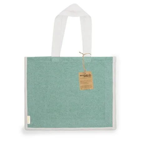 Sac Écologique et Pratique Personnalisé de Shopping Talara pas cher Taille textile : L Couleurs : gris métallisé objet promo pet