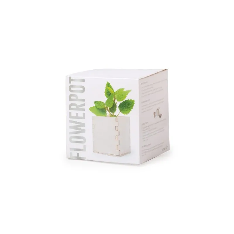 Pot de Fleurs Écologique Personnalisé - Merin Matières : bambou impression haute définition