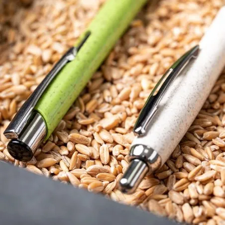 Stylo Personnalisé Écologique - Objet Publicitaire Prodox Matières : acier inoxydable Couleurs : noir accessoire événementiel un