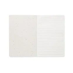 Carnet A5 écologique à couverture en papier semence - SEED BOOK Matières : papier Couleurs : beige 2