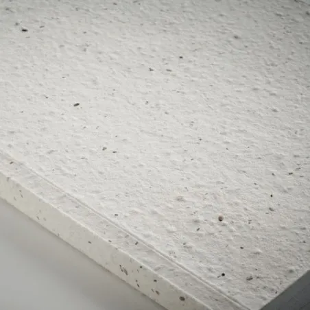 Carnet A5 écologique à couverture en papier semence - SEED BOOK Matières : papier Couleurs : beige marquage laser ultra précis