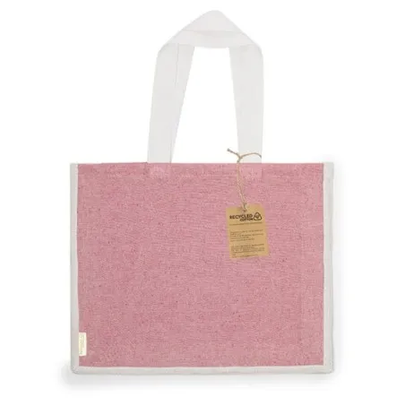 Sac Écologique et Pratique Personnalisé de Shopping Talara pas cher Taille textile : M Couleurs : gris métallisé marquage couleu