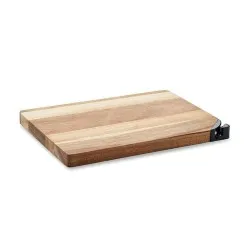 Planche à découper écologique en acacia - ACALIM Matières : acier inoxydable Couleurs : noir