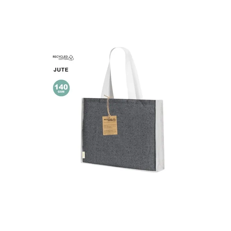 Sac Écologique et Pratique Personnalisé de Shopping Talara pas cher Taille textile : XL Couleurs : gris métallisé personnalisati