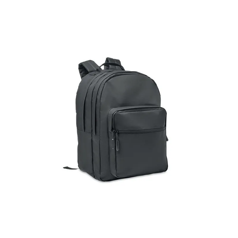 Sac à dos ordinateur écologique RPET 300D - VALLEY BACKPACK Matières : bambou Couleurs : bois