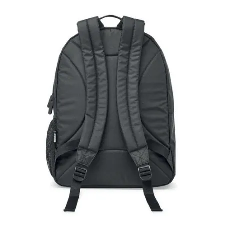 Sac à dos ordinateur écologique RPET 300D - VALLEY BACKPACK Matières : bambou Couleurs : bois personnalisable avec votre logo