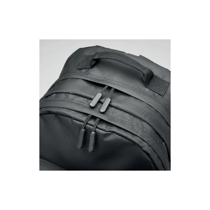 Sac à dos ordinateur écologique RPET 300D - VALLEY BACKPACK Matières : bambou Couleurs : bois goodies publicitaire événementiel