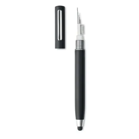 Set de nettoyage stylo stylet pratique personnalisé CLEANPEN Couleurs : argenté mat Matières : acier inoxydable recyclé cadeau e
